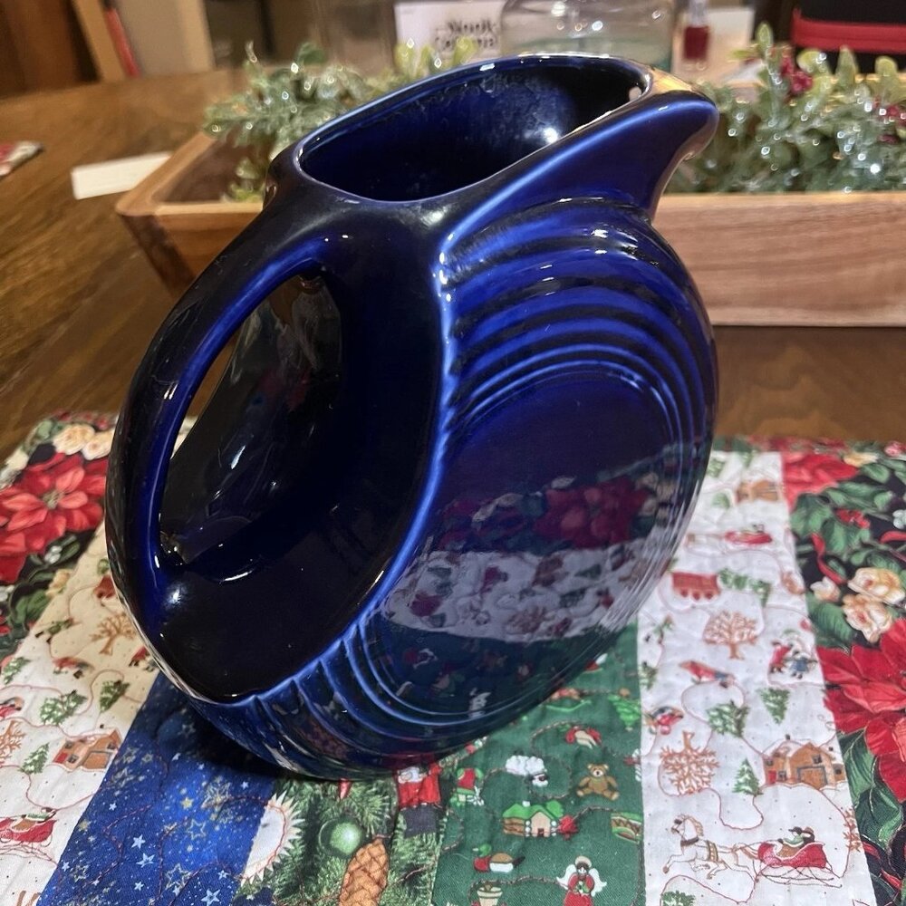 Fiestaware Cobalt Blue Pitcher